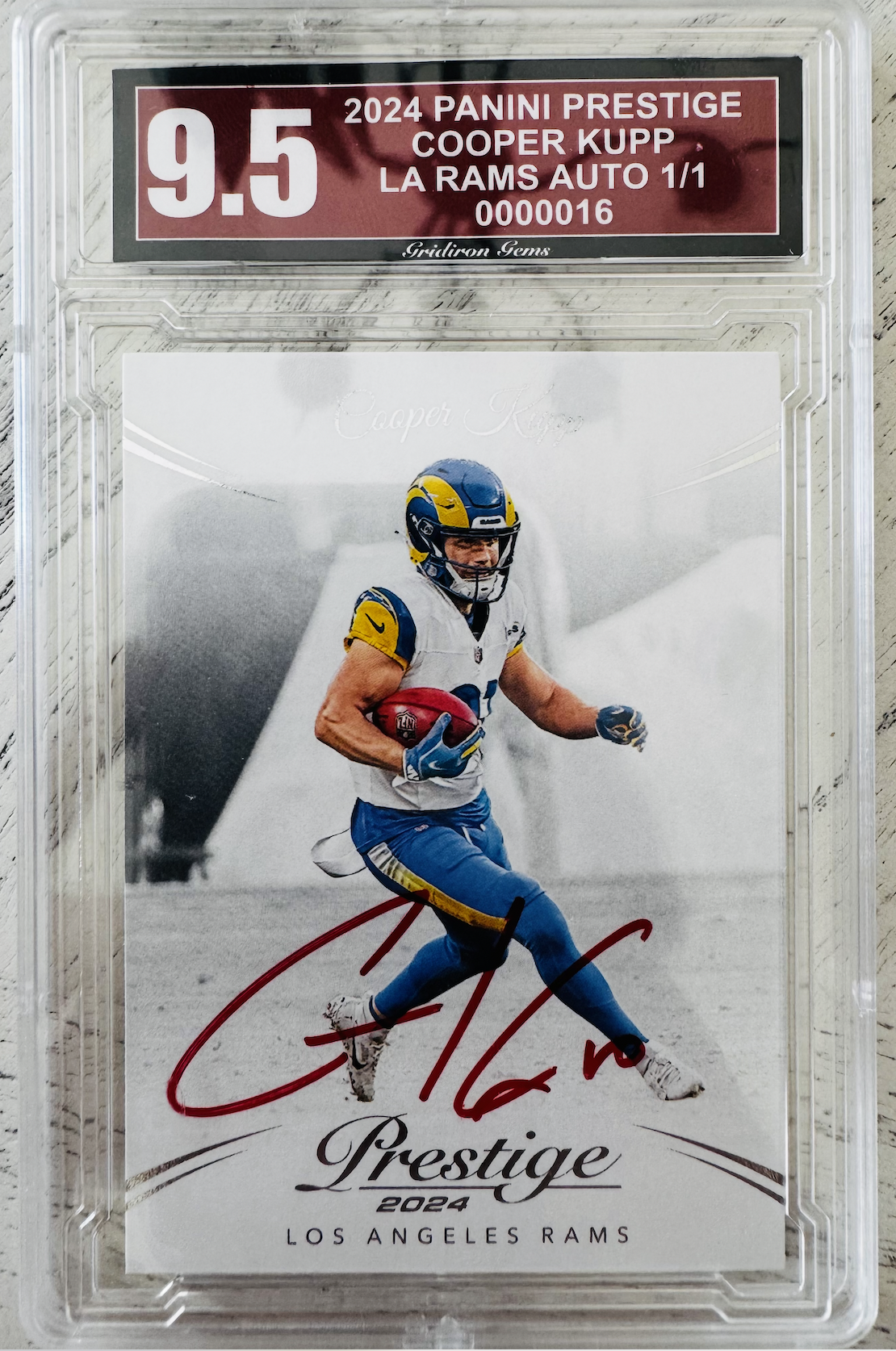 Gridiron Gems Graded Card - Front