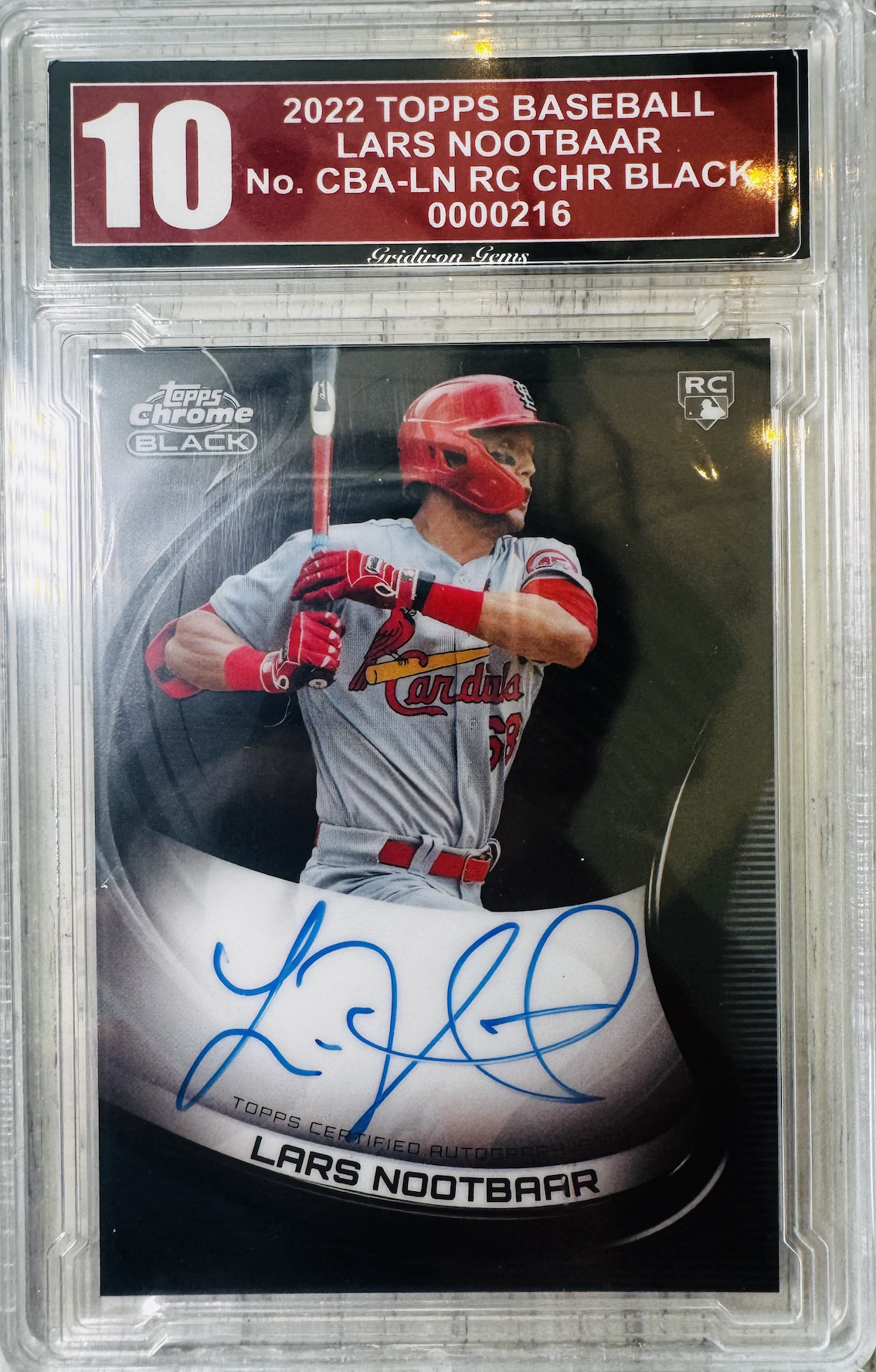 Lars Nootbaar Graded Card - Front